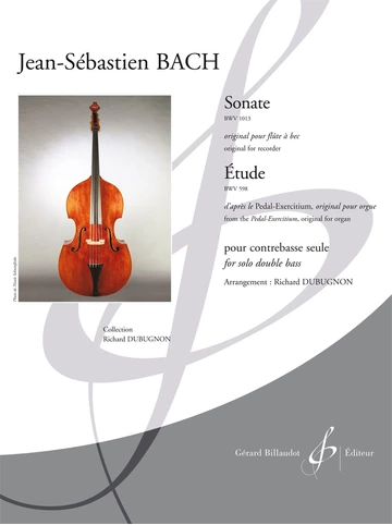 Sonate BWV 1013 et étude BWV 598 Visual